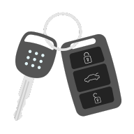 car keys icon